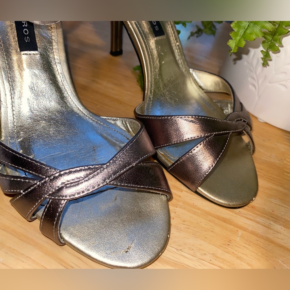 Caparros Metallic Heels - Picture 3 of 5